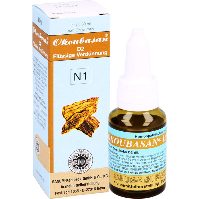 SANUM-KEHLBECK Okoubasan D2 flüssige Verdünnung, 30 ml Lösung