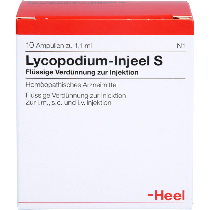 Heel Lycopodium-Injeel S flüssige Verdünnung, 10 St. Ampullen