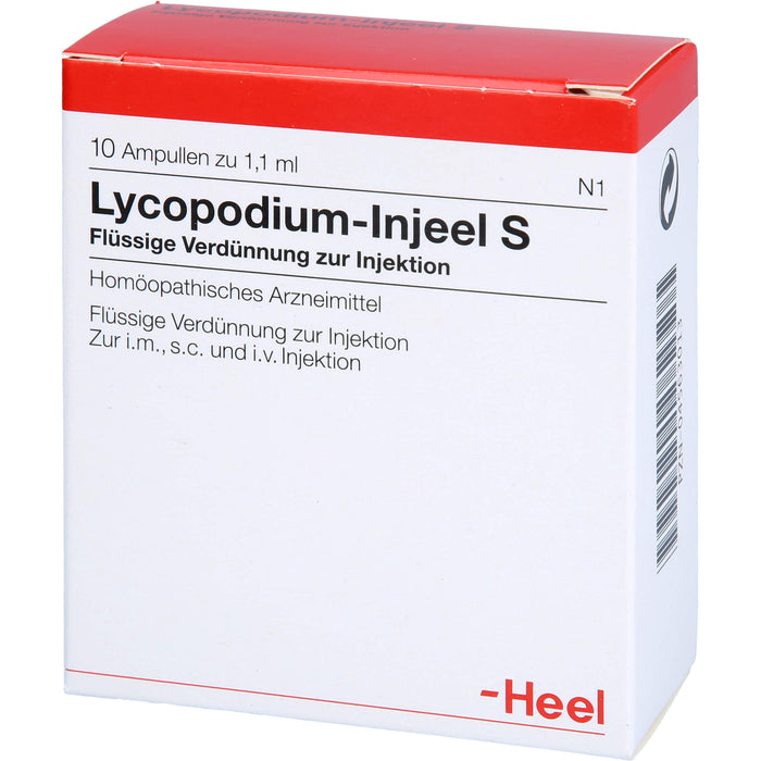 Heel Lycopodium-Injeel S flüssige Verdünnung, 10 St. Ampullen