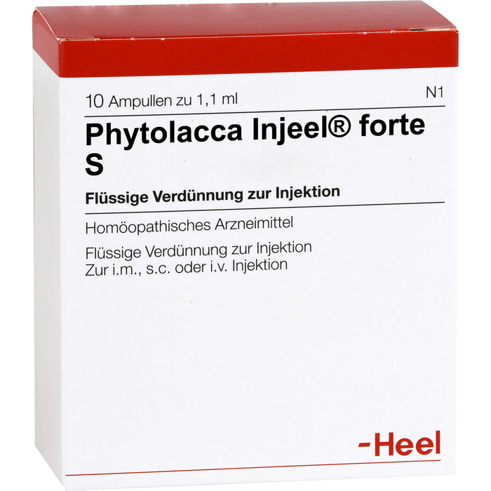 Heel Phytolacca Injeel forte S flüssige Verdünnung, 10 St. Ampullen