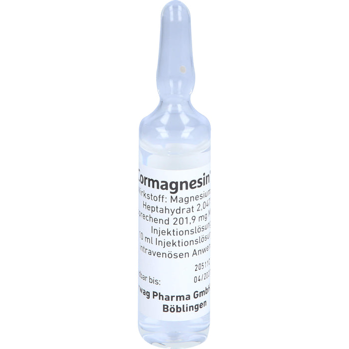 Cormagnesin 200; Injektionslösung, 10X10 ml AMP
