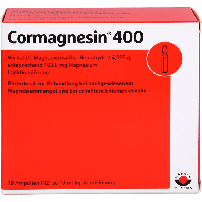Cormagnesin 400; Injektionslösung, 10X10 ml AMP