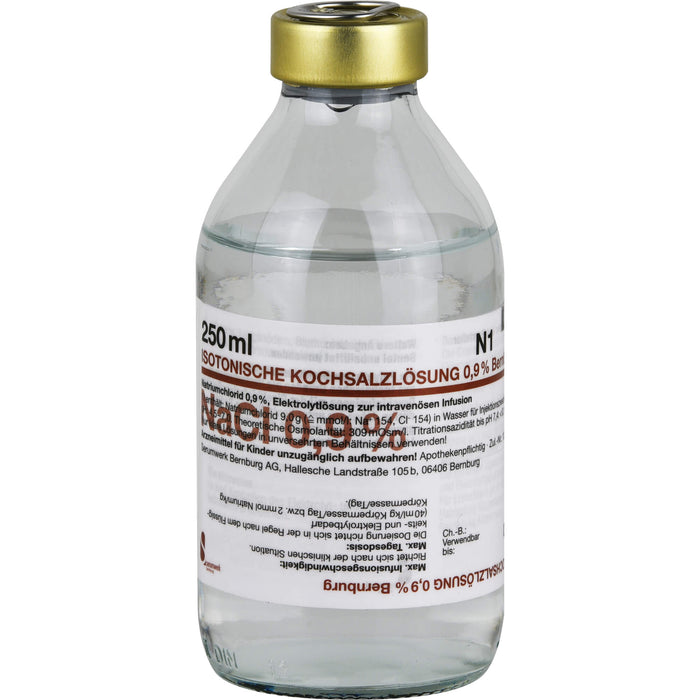 BERNBURG Isotonische Kochsalzlösung 0,9%, 250 ml Lösung