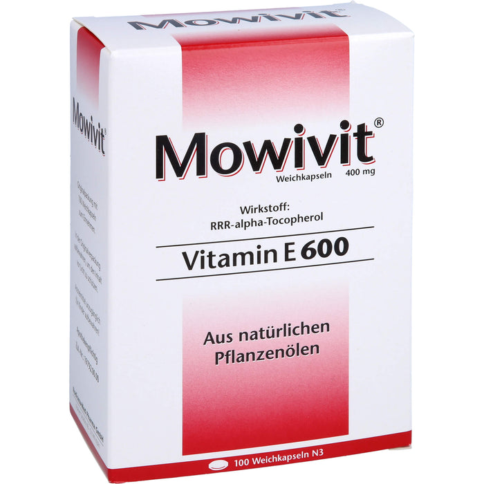 Mowivit Vitamin E 600, 100 St KAP