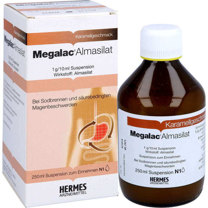 Megalac® Almasilat, 1 g/10 ml Suspension, 250 ml SUS