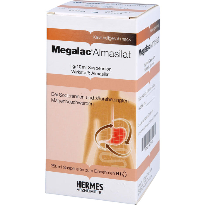 Megalac® Almasilat, 1 g/10 ml Suspension, 250 ml SUS