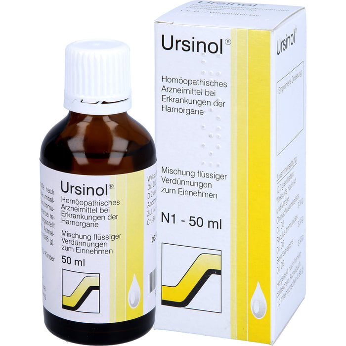 Ursinol  Mischung flüssiger Verdünnungen zum Einnehmen, 50 ml Lösung