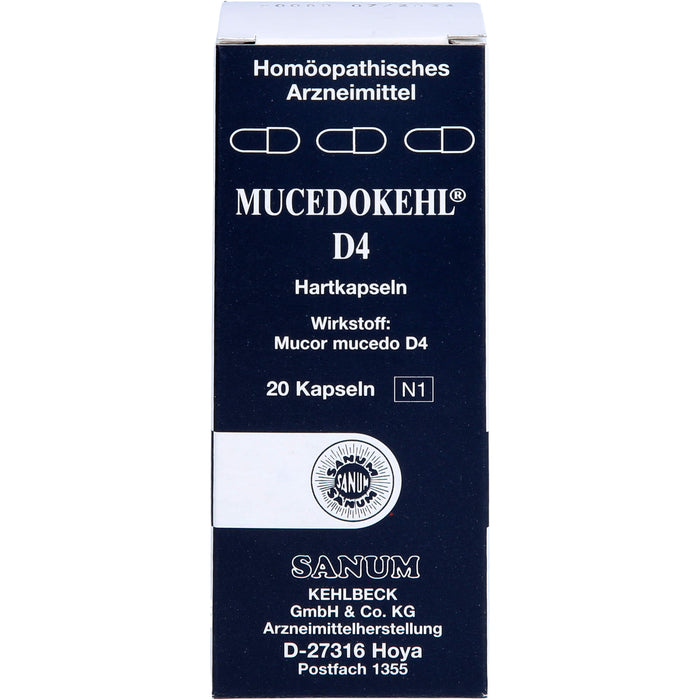 SANUM-KEHLBECK Mucedokehl D4 Kapseln, 20 St. Kapseln