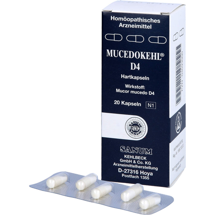 SANUM-KEHLBECK Mucedokehl D4 Kapseln, 20 St. Kapseln