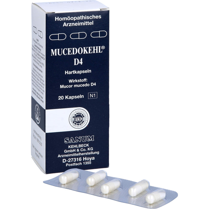 SANUM-KEHLBECK Mucedokehl D4 Kapseln, 20 St. Kapseln