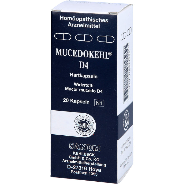SANUM-KEHLBECK Mucedokehl D4 Kapseln, 20 St. Kapseln