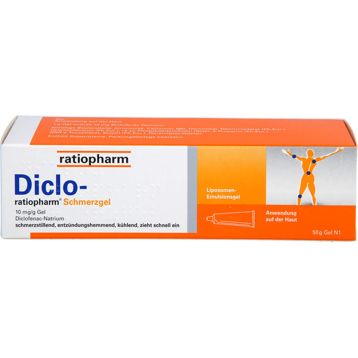 Diclo-ratiopharm Schmerzgel, 50 g Gel