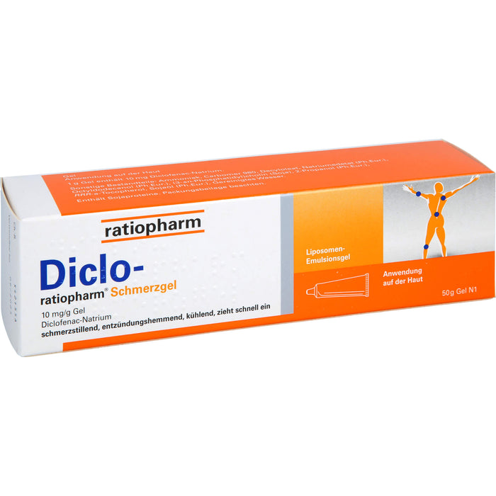 Diclo-ratiopharm Schmerzgel, 50 g Gel