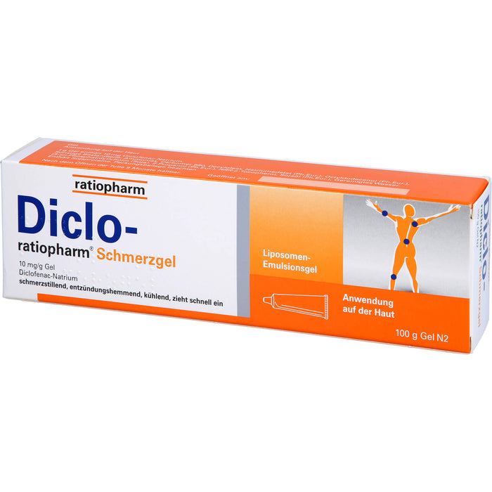 Diclo-ratiopharm Schmerzgel, 100 g Gel