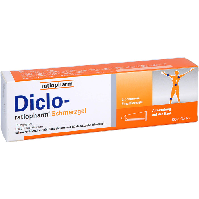 Diclo-ratiopharm Schmerzgel, 100 g Gel