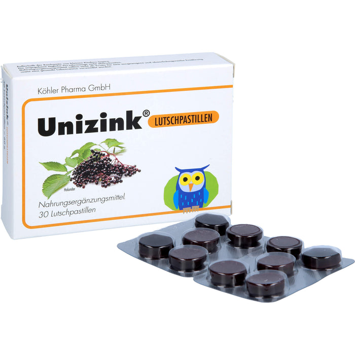 Unizink  Lutschpastillen, 30 St. Pastillen