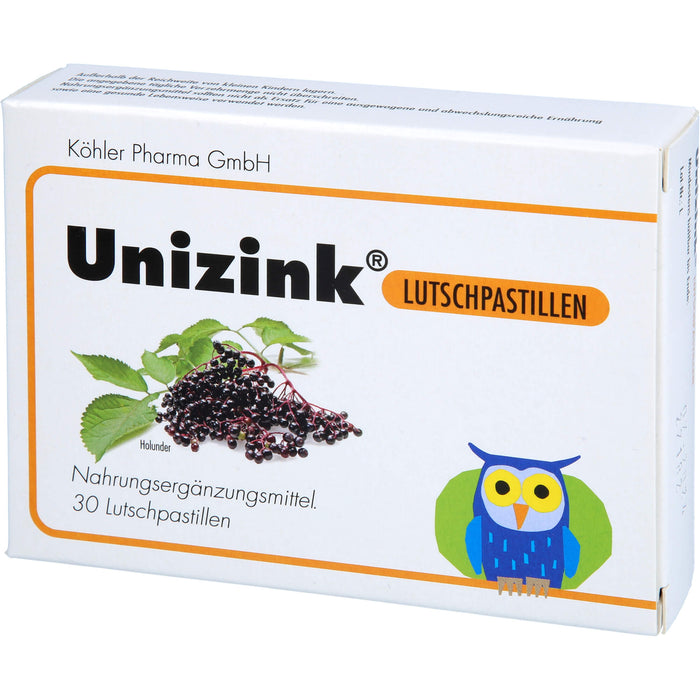 Unizink  Lutschpastillen, 30 St. Pastillen