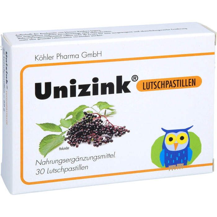 Unizink  Lutschpastillen, 30 St. Pastillen