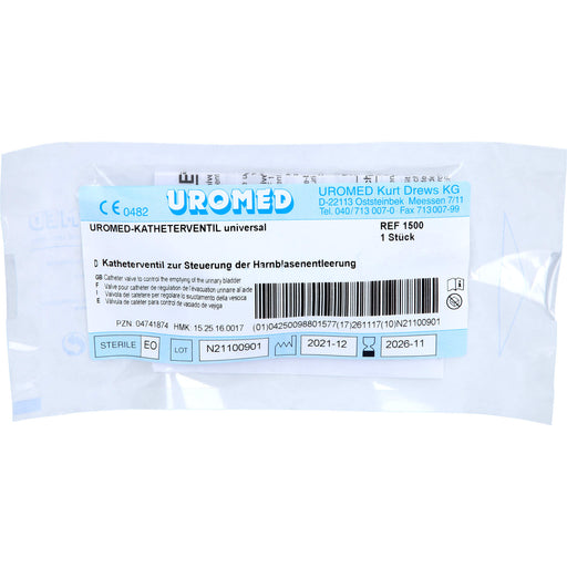 UROMED Katheter-Ventil Universal 1500, 1 St 