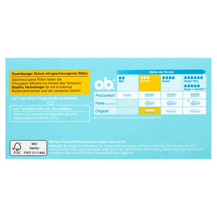 OB normal Tampons, 16 St. Tampons