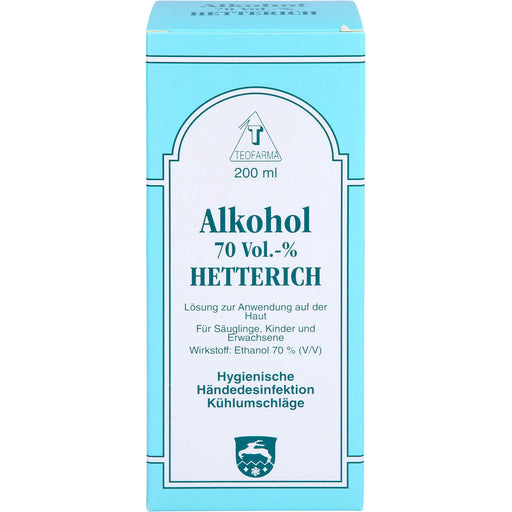 Alkohol 70 Vol. % HETTERICH, 200 ml Lösung