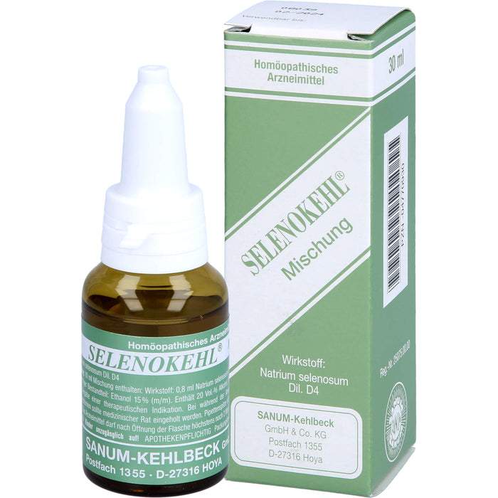Selenokehl Tropfen, 30 ml Lösung