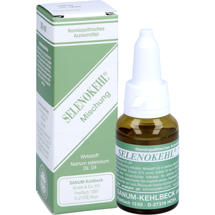 Selenokehl Tropfen, 30 ml Lösung