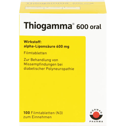 Thiogamma  600 oral, Filmtablette, 100 St. Tabletten