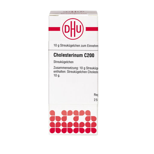 Cholesterinum C200 DHU Globuli, 10 g Globuli