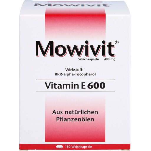 Mowivit Vitamin E 600 Weichkapsel zum Ausgleich eines Vitamin-E-Mangels, 150 St. Kapseln