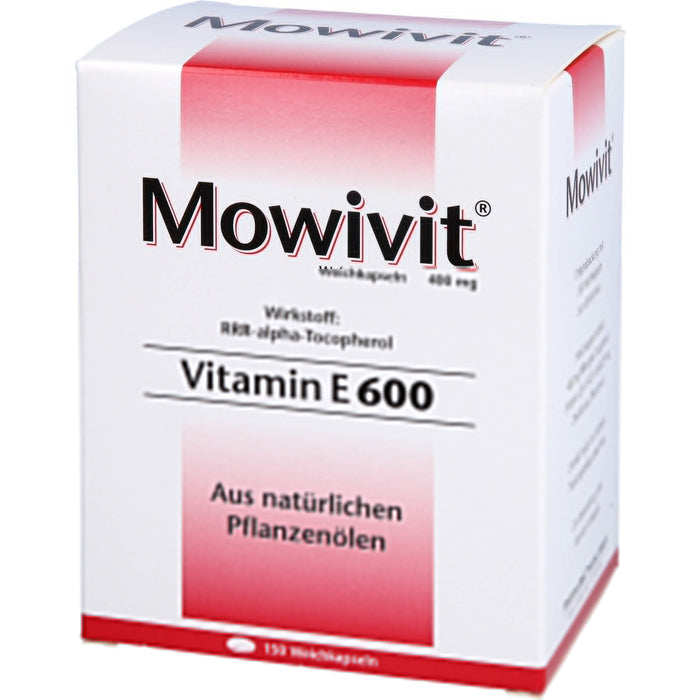 Mowivit Vitamin E 600 Weichkapsel zum Ausgleich eines Vitamin-E-Mangels, 150 St. Kapseln