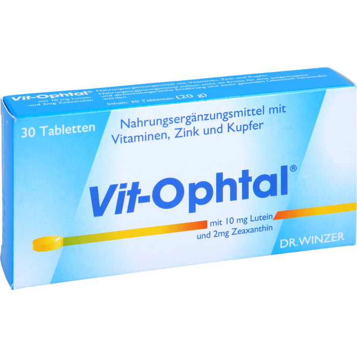 Vit-Ophtal mit 10mg Lutein, 30 St TAB