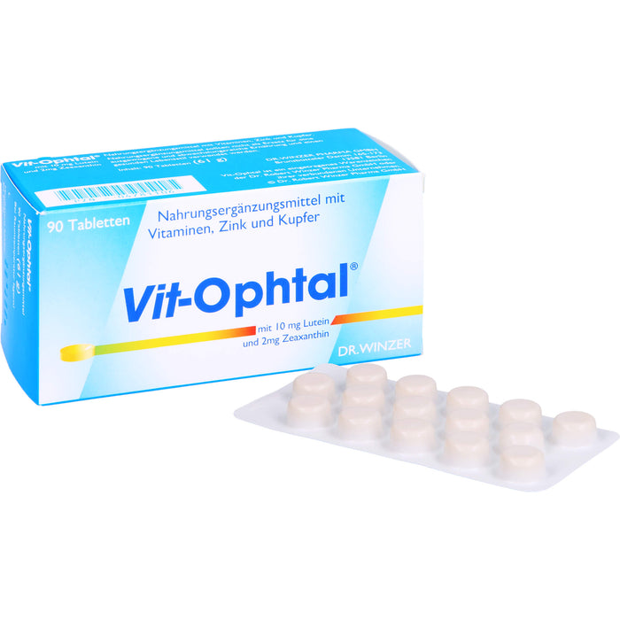 Vit-Ophtal mit 10 mg Lutein Tabletten, 90 St. Tabletten