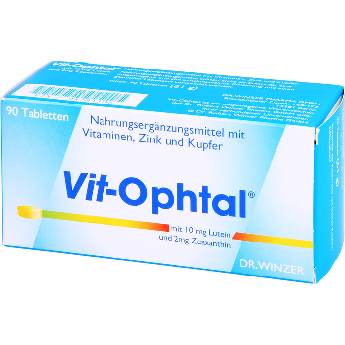 Vit-Ophtal mit 10 mg Lutein Tabletten, 90 St. Tabletten