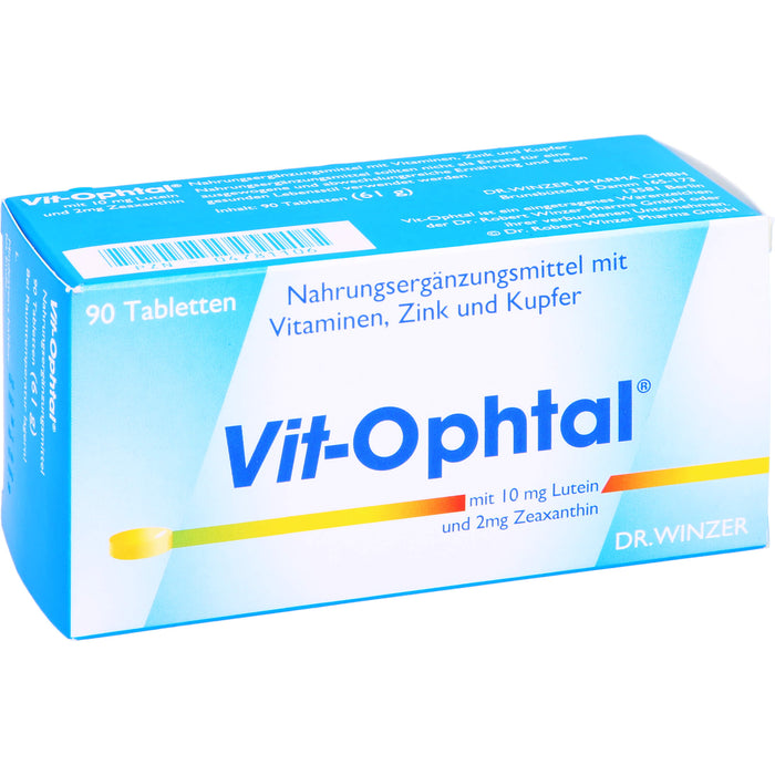Vit-Ophtal mit 10 mg Lutein Tabletten, 90 St. Tabletten