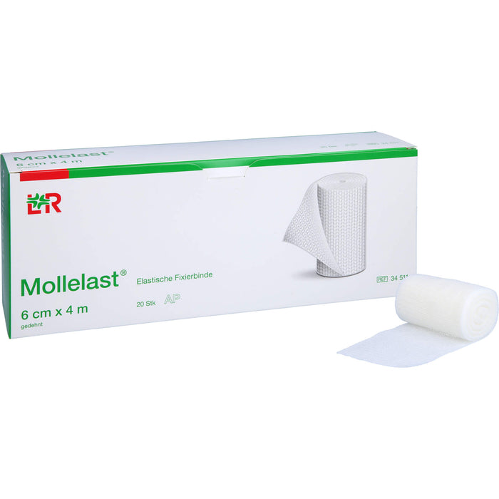 Mollelast Elastische Fixierbinde 6cmx4m, 20 St BIN