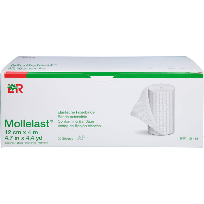 Mollelast Elastische Fixierbinde 12cmx4m, 20 St BIN