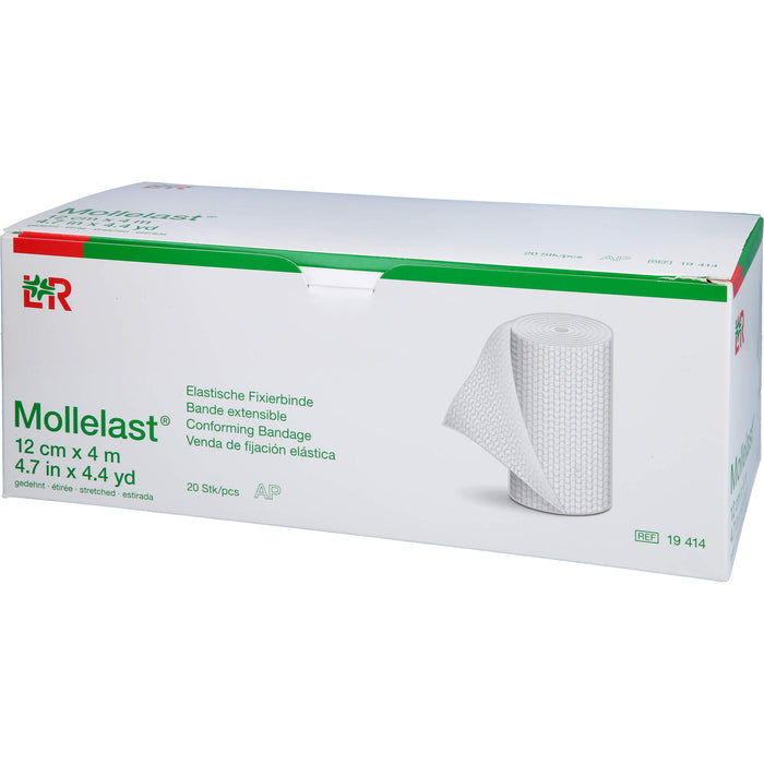 Mollelast Elastische Fixierbinde 12cmx4m, 20 St BIN