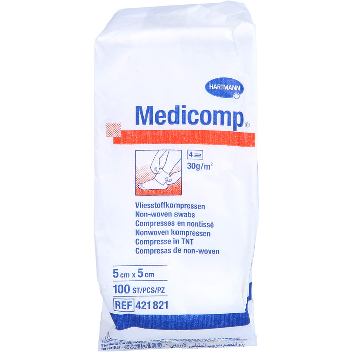 MEDICOMP UNSTERIL 5X5CM, 100 St KOM