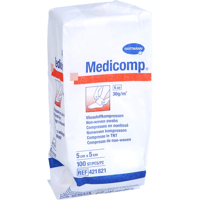 MEDICOMP UNSTERIL 5X5CM, 100 St KOM