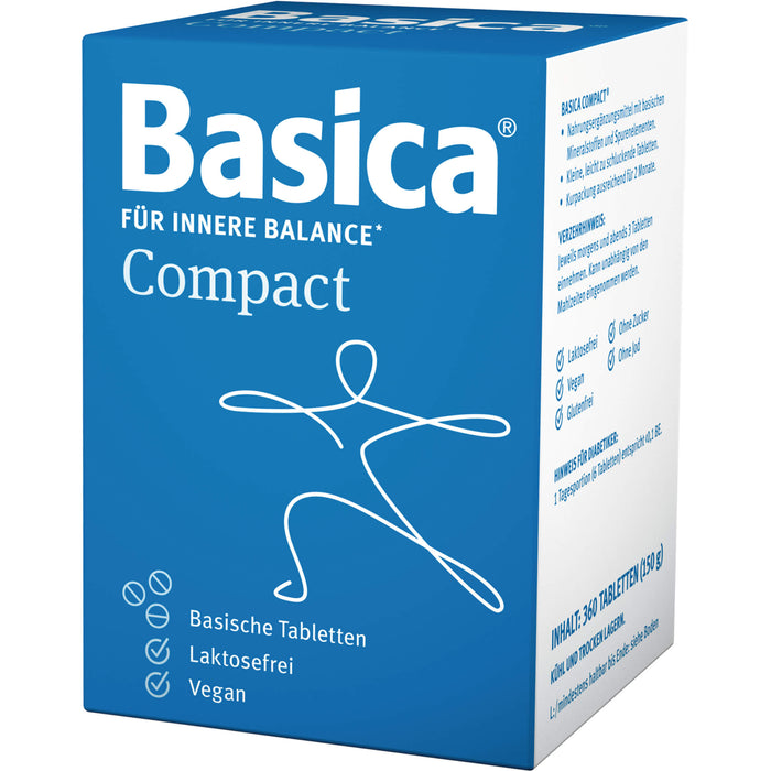 Basica Compact basische Tabletten, 360 pcs. Tablets