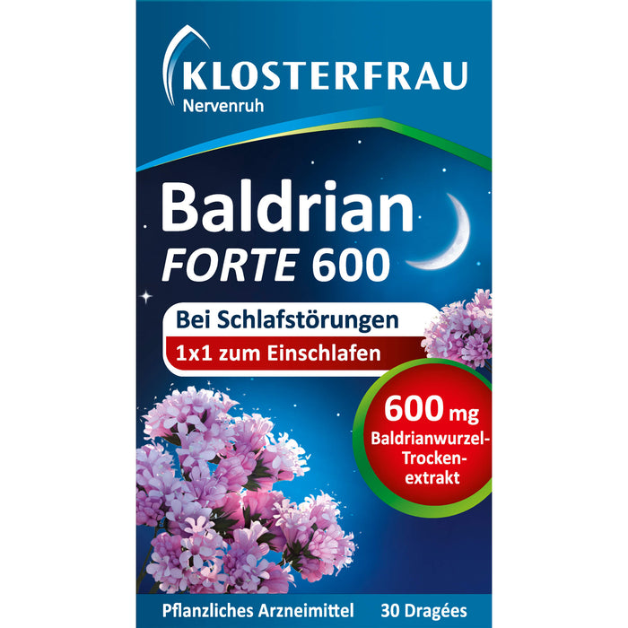 Klosterfrau Nervenruh Baldrian Forte 600 Dragées, 30.0 St. Tabletten