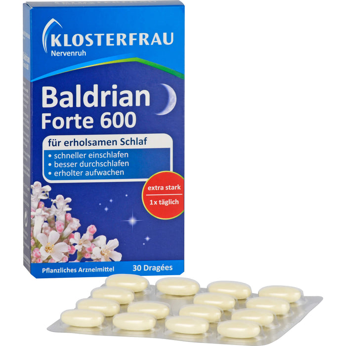 Klosterfrau Nervenruh Baldrian Forte 600 Dragées, 30.0 St. Tabletten