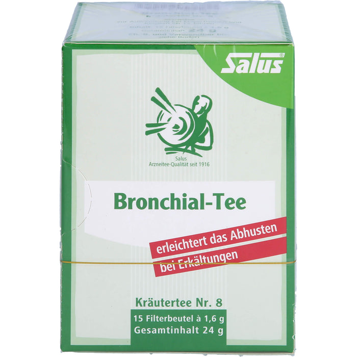 Salus Bronchial-Tee Kräutertee Nr. 8 zur Erleichterung des Abhustens bei Erkältungen, 15 St. Filterbeutel