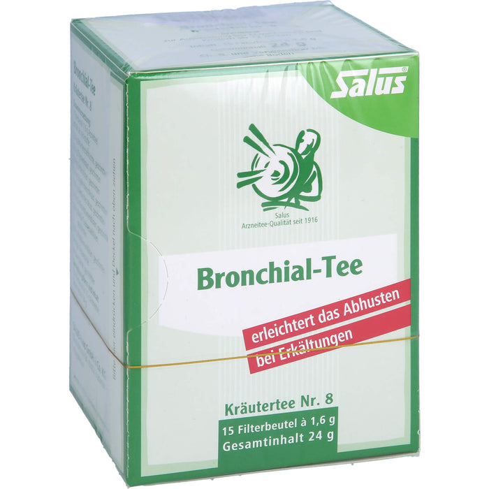 Salus Bronchial-Tee Kräutertee Nr. 8 zur Erleichterung des Abhustens bei Erkältungen, 15 St. Filterbeutel