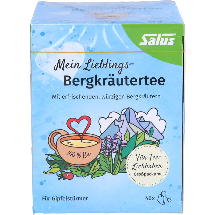 Salus Mein Lieblings-Bergkräuter-Tee bio, 40 St. Filterbeutel