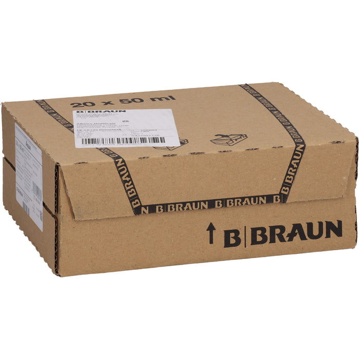 Aqua ad iniectabilia Braun Lösungsmittel zur Herstellung von Parenteralia, 50 ml Inj.-Fl., 20X50 ml AMP