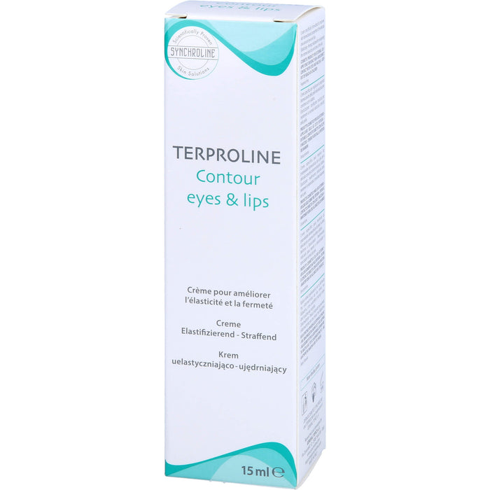 SYNCHROLINE Terproline Contour Eyes & Lips für sensible Haut im Augen- und Lippenbereich, 15 ml Creme