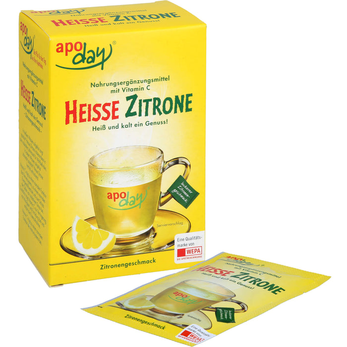 Apoday Heiße Zitrone Portionsbeutel, 10 St. Beutel
