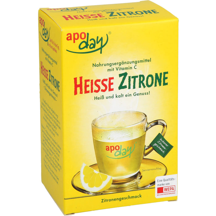 Apoday Heiße Zitrone Portionsbeutel, 10 St. Beutel